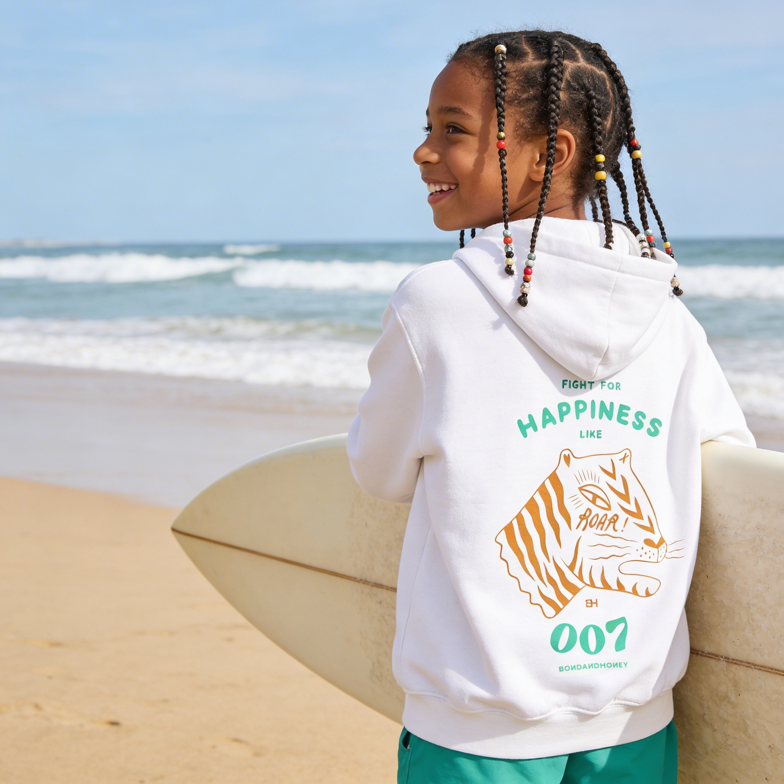 Youth Happiness Hooded Sweatshirt