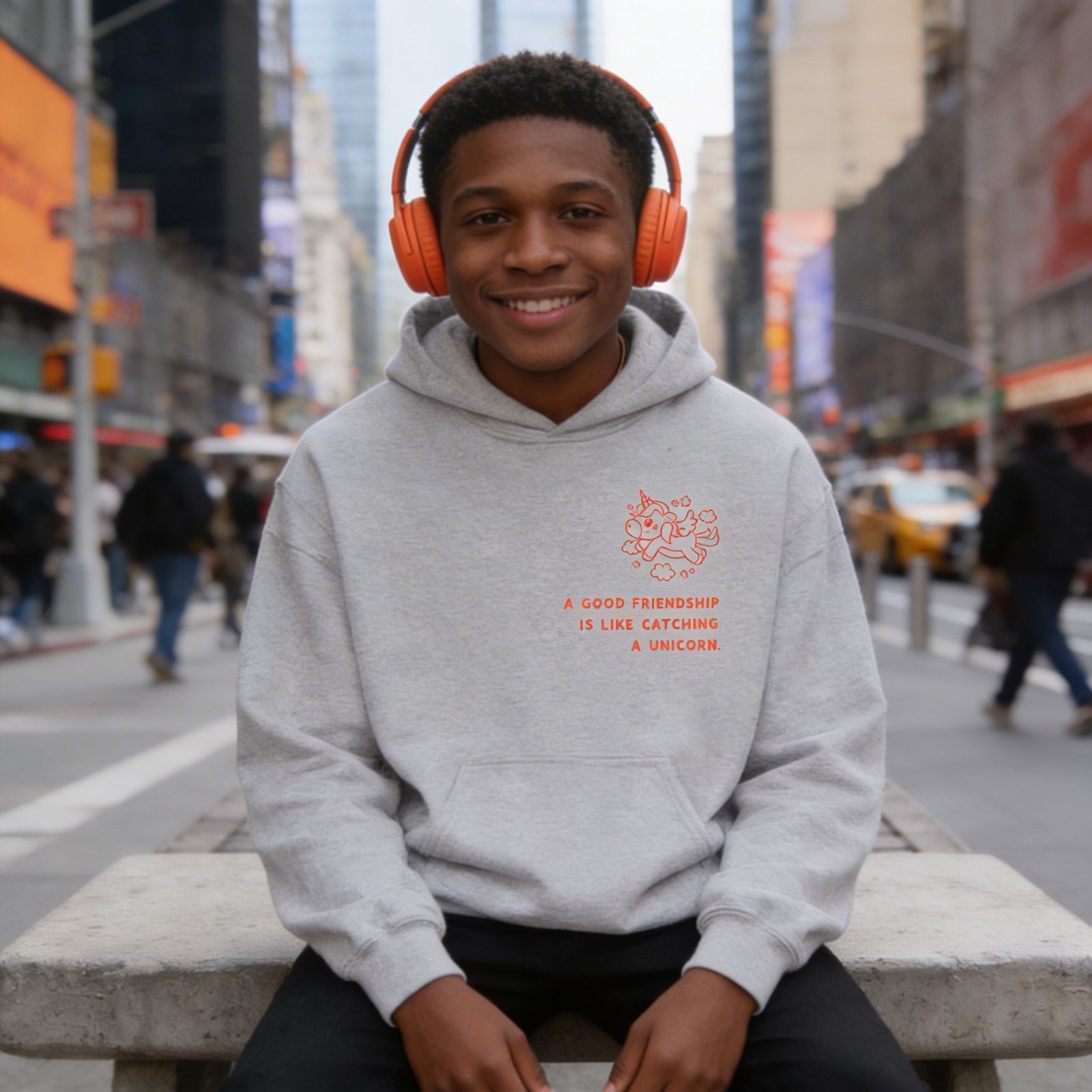 Youth Friendship Blend Hooded Sweatshirt