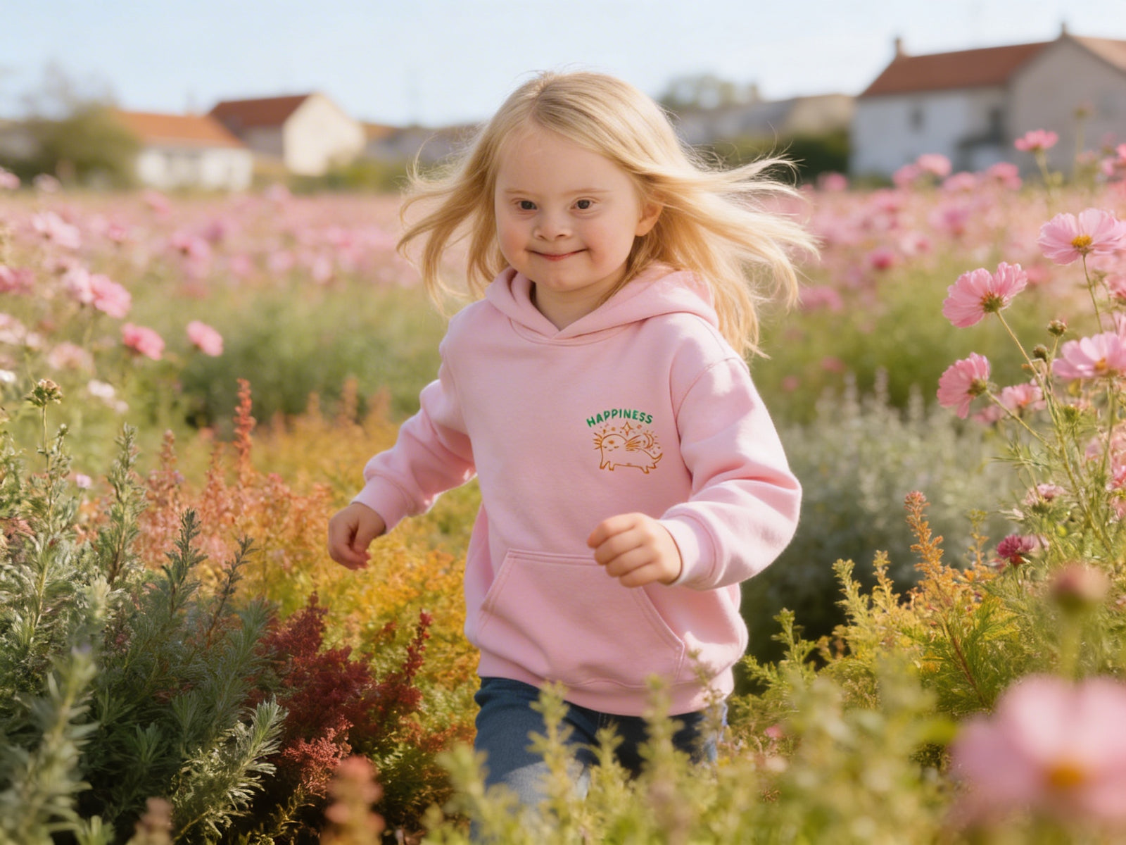 Youth Happiness Hooded Sweatshirt