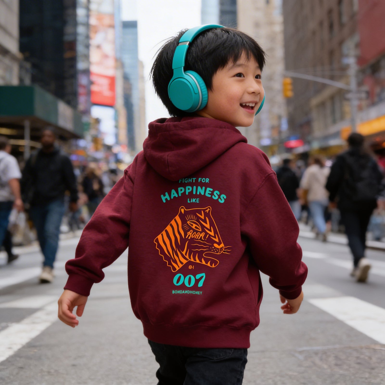 Youth Happiness Hooded Sweatshirt