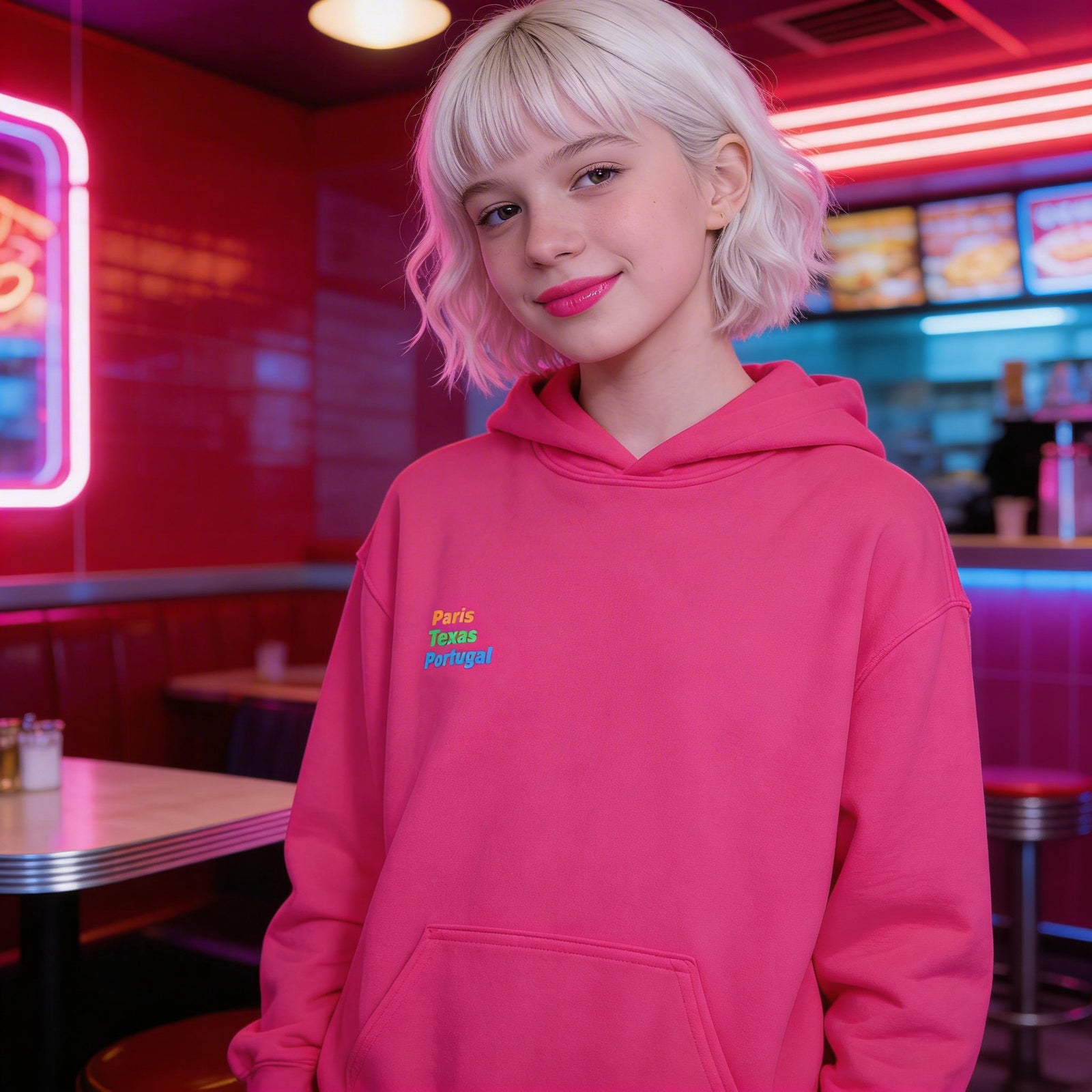 Youth Paris Texas Portugal Heavy Blend Hooded Sweatshirt