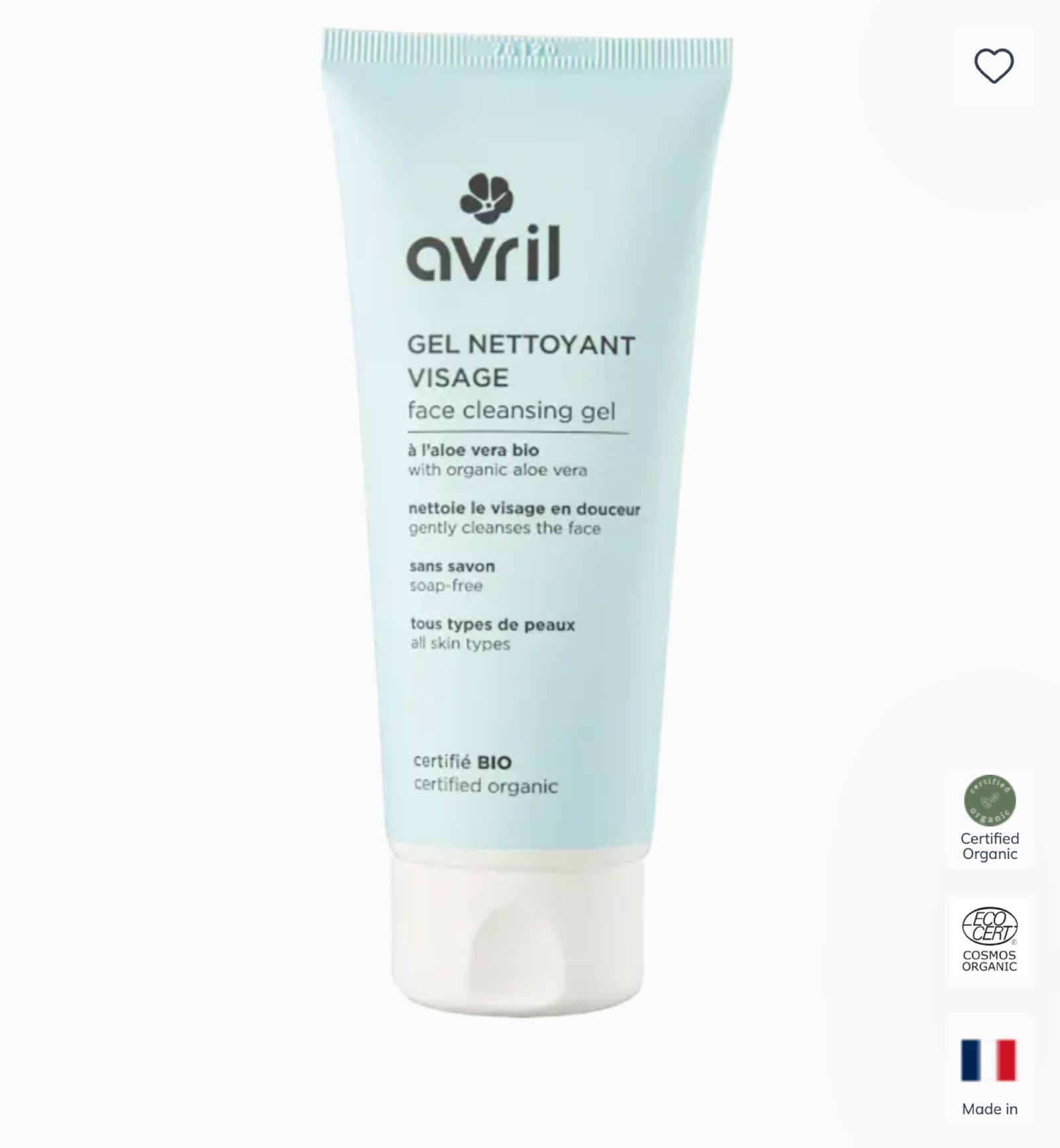 Facial cleansing gel