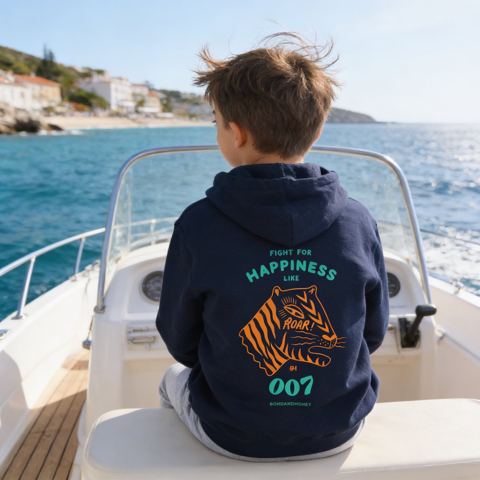 Youth Happiness Hooded Sweatshirt